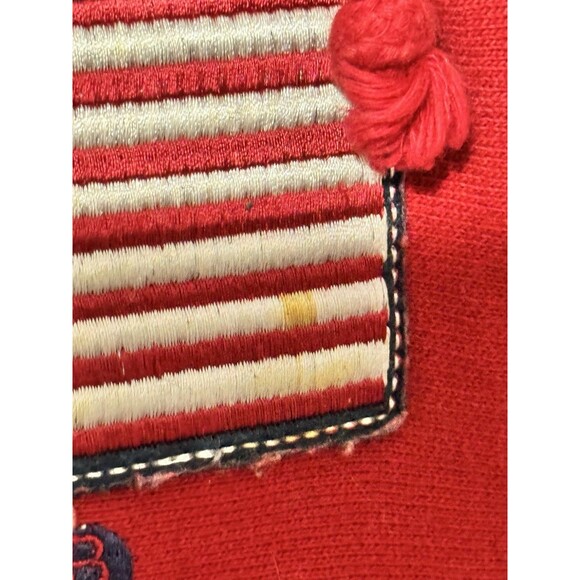 Vintage Steve & Barry’s USA Flag Red Hoodie Pullover Sweatshirt Mens XL - Picture 5 of 5